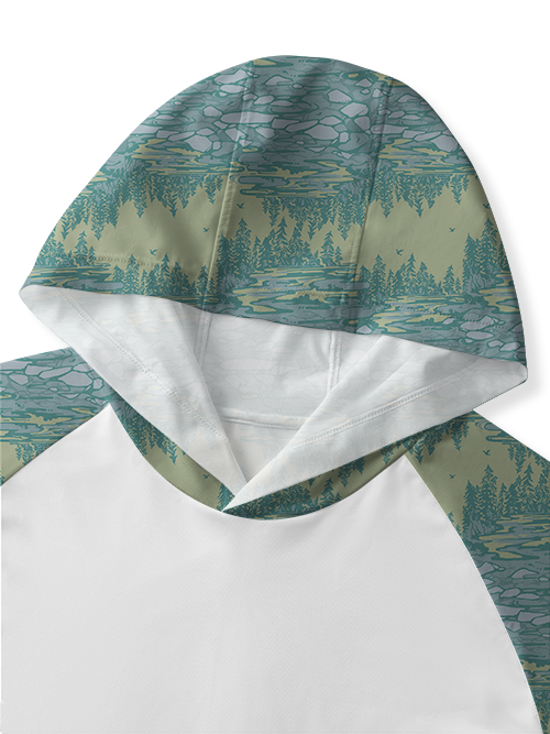 Clear Lake UPF Unified Printed Hoodie Sets
