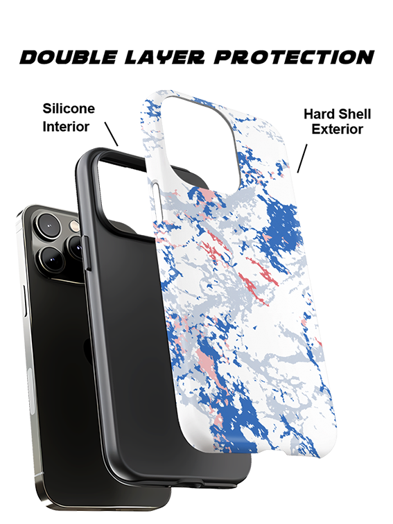 Artistic and Fluid Water Ink Splash Full Print iPhone Case