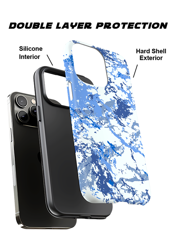 Artistic and Fluid Water Ink Splash Full Print iPhone Case