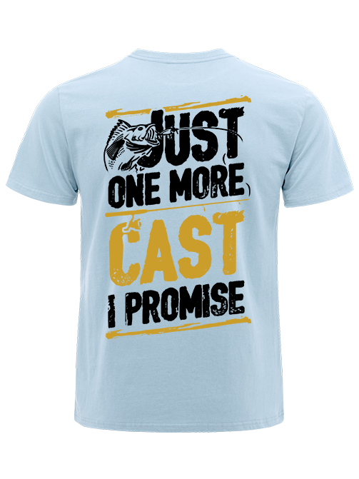 Just One More Cast Fishing Unisex Classic Cotton Tee