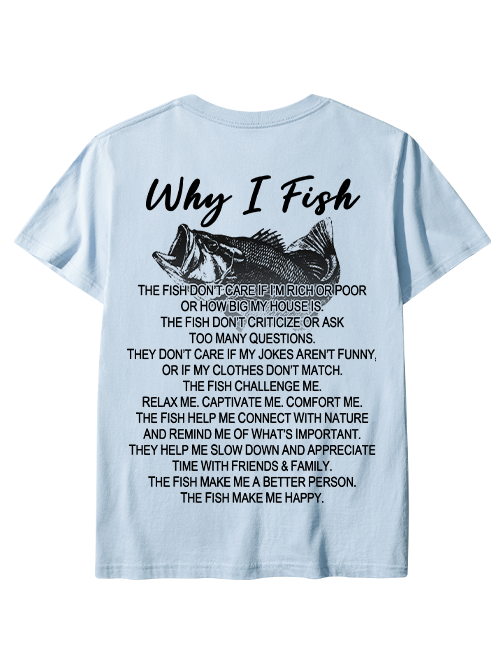 The Reasons Why I Love Fishing Unisex Classic Cotton Tee