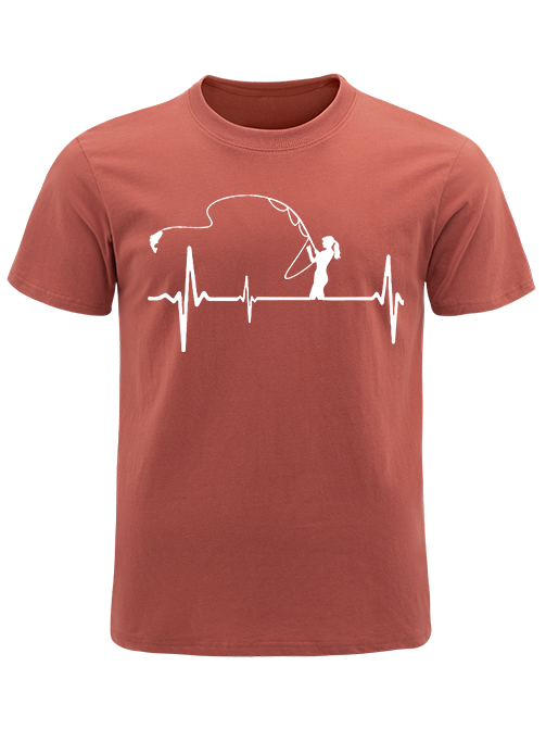 Heartbeat of a Fisherwoman Unisex Classic Cotton Tee