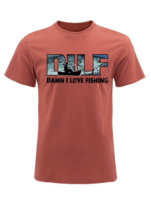 Damn I love Fishing Humor Unisex Classic Cotton Tee