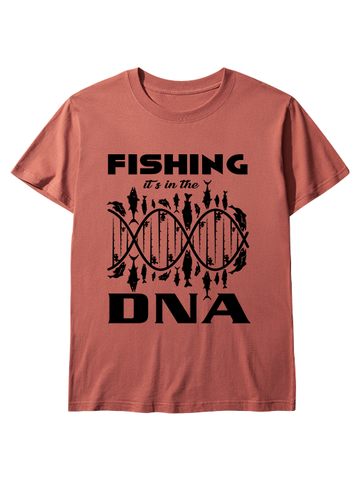 Fishing It's in the DNA Unisex Classic Cotton Tee