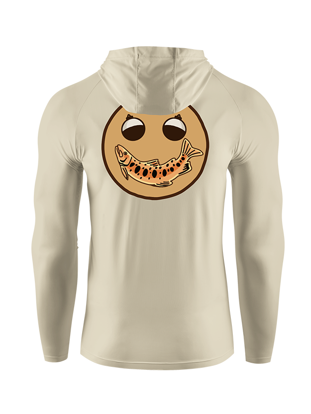 Creative Fishing Smiley Face UPF Hoodie