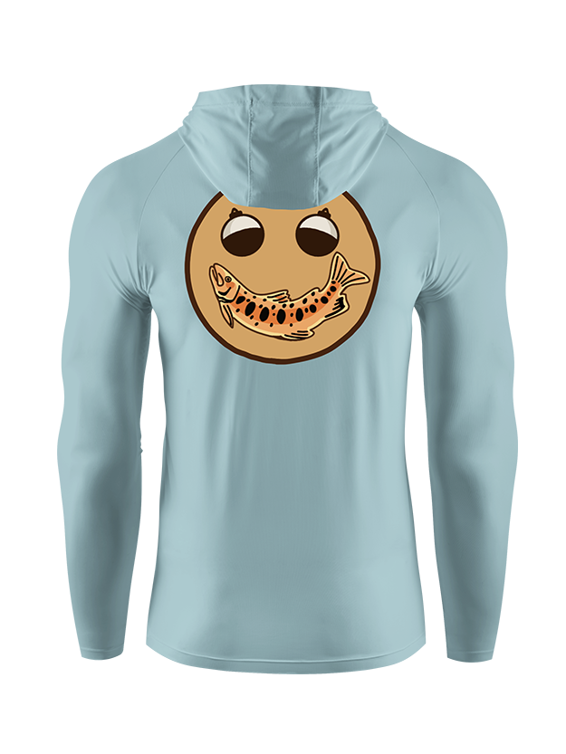 Creative Fishing Smiley Face UPF Hoodie